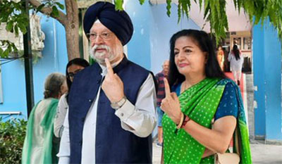 दिल्ली आणि हरियाणामध्ये शेवटच्या टप्प्यात मतदान सुरु
