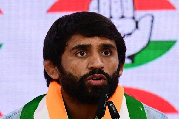 काँग्रेसवासी बजरंग पुनियाला जीवे मारण्याची धमकी, एफआयआर दाखल