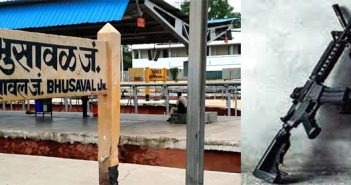 भुसावळनजीक रेल्वे रुळावर सापडल्या तीन रायफली