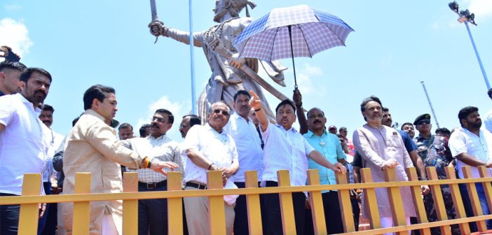 राजकोटमधील छत्रपती शिवाजी महाराजांचा पुतळा सुबक आणि देखणा – खा. नारायण राणे