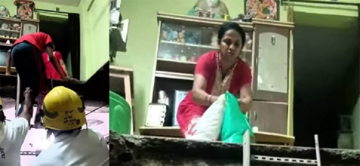 नालासोपारा येथे इमारतीचा स्लॅब कोसळला; दोन जणांची सुखरूप सुटका