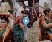 अभिनेत्री रिंकू राजगुरु वडिलांसोबत पंढरीच्या वारीत झाली सहभागी
