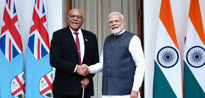 पंतप्रधान मोदींची फिजीचे समकक्ष राबुका यांच्याशी चर्चा ; सात करारांवर स्वाक्षऱ्या