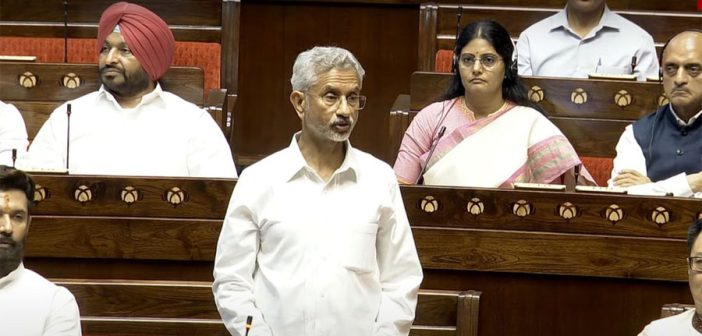 एनडीएच्या ठरावाचे एस. जयशंकर यांच्याकडून स्वागत