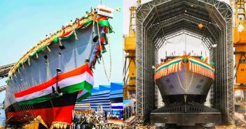 ‘उदयगिरी’ व ‘हिमगिरी’ युद्धनौका नौदलात दाखल