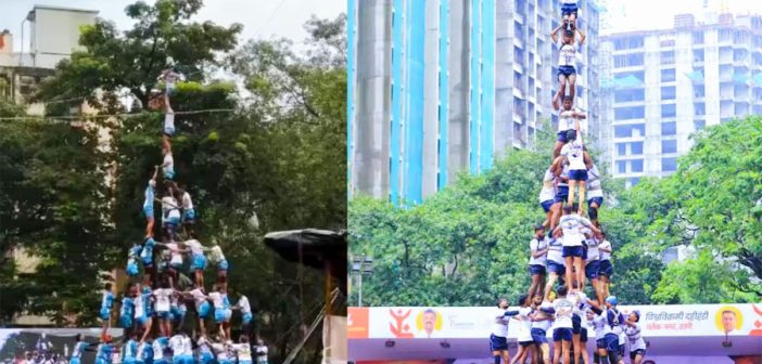 मुंबई व ठाण्यात दहीहंडी उत्सवाचा प्रचंड जल्लोष
