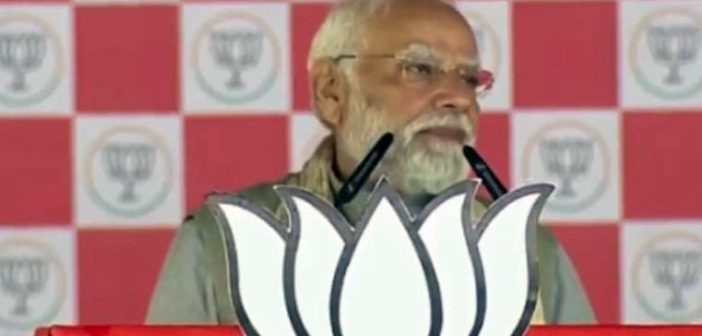 राजद-काँग्रेस आघाडी क्रूरता, कट्टरता, कुशासन आणि भ्रष्टाचाराने भरलेली : नरेंद्र मोदी