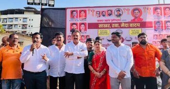 वामन म्हात्रे प्रतिष्ठानतर्फे दिवाळी निमित्त साखर, रवा, मैद्याचे वाटप