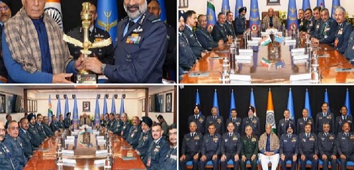 भविष्यातील आव्हानांना तोंड देण्यासाठी हवाई दलाच्या कमांडर्सनी सज्ज राहावे: संरक्षण मंत्री