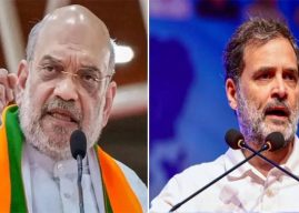 शेतकऱ्यांच्या मुद्द्यावर उघड चर्चेचे अमित शाहांचे राहुल गांधींना खुले आव्हान