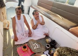 काशी विश्वनाथ येथे स्वर्गीय उपमुख्यमंत्री अजित पवार यांच्या अस्थींचे विसर्जन