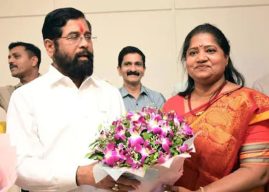 मी मोठ्या बापाची लेक नाही पण शिंदेंनी माझ्या कामाला न्याय दिला