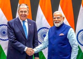 रशियाच्या परराष्ट्र मंत्र्यांनी घेतली पंतप्रधान मोदींची भेट